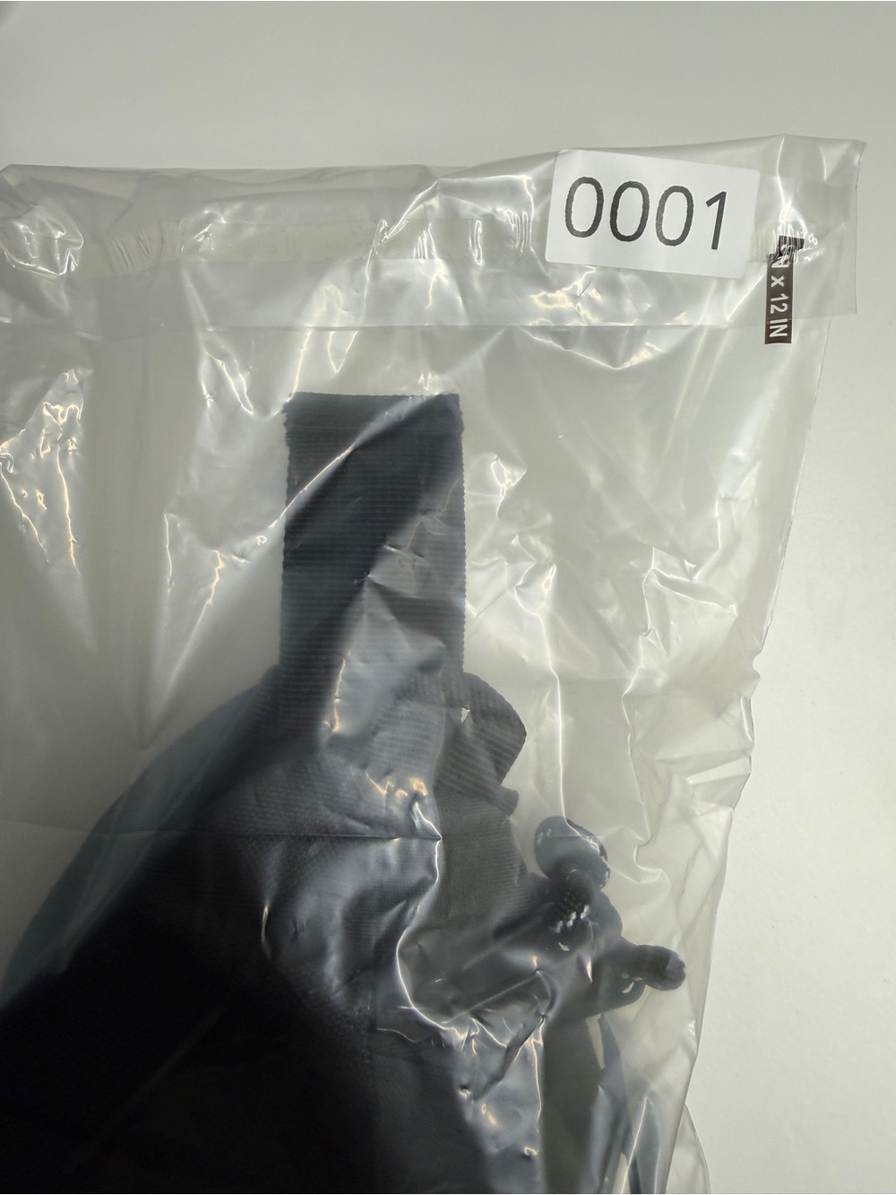 Champion Black Waist Pack with White Logo and Red Accent - Picture 5 of 5